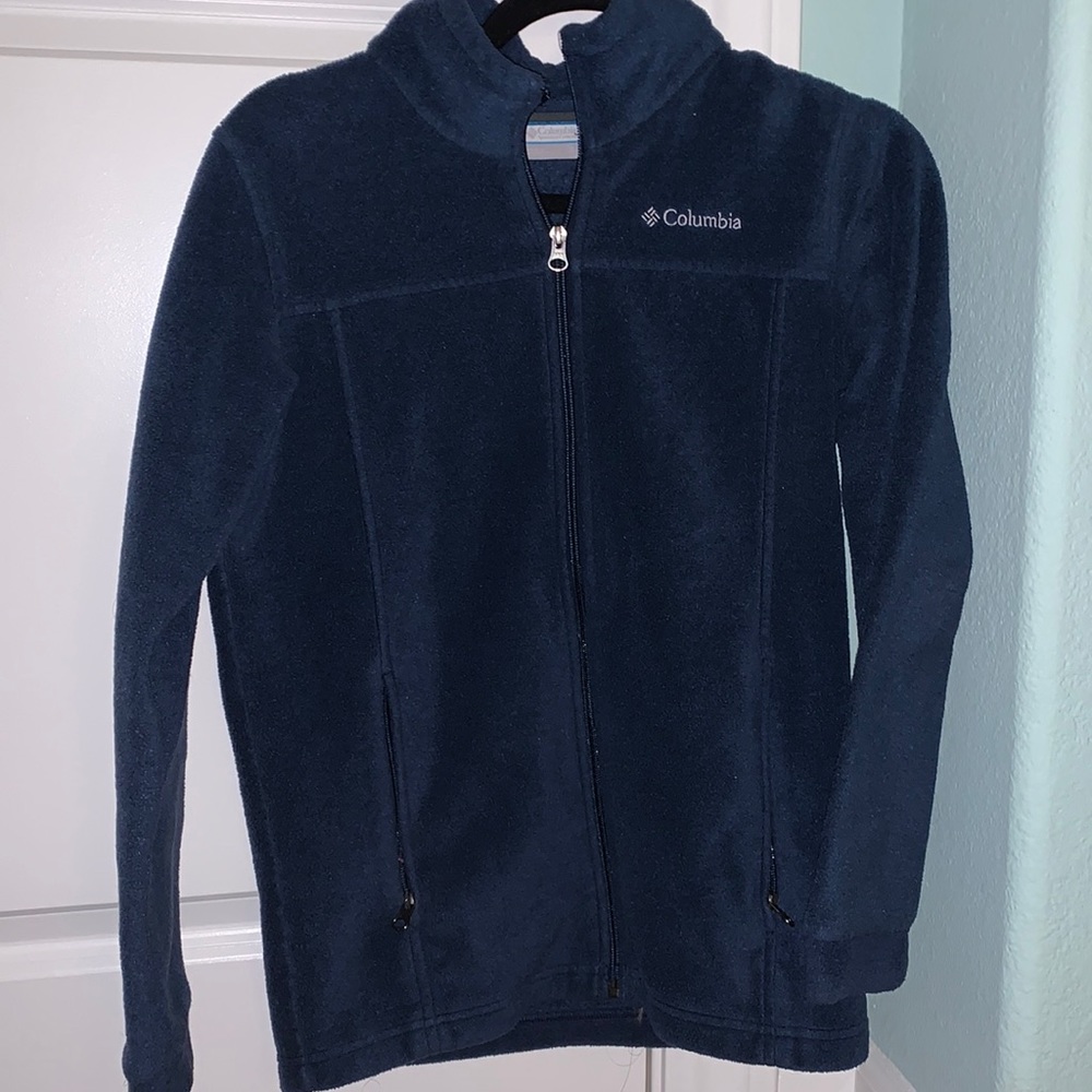 Navy Blue Columbia Full Zip